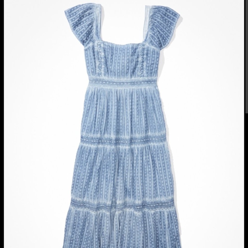 American Eagle Tiered Midi Dress